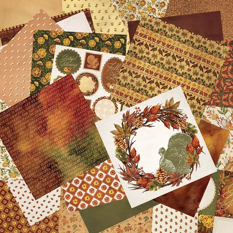 Craft Smith 12" x 12" Grateful Gatherings Paper Pad