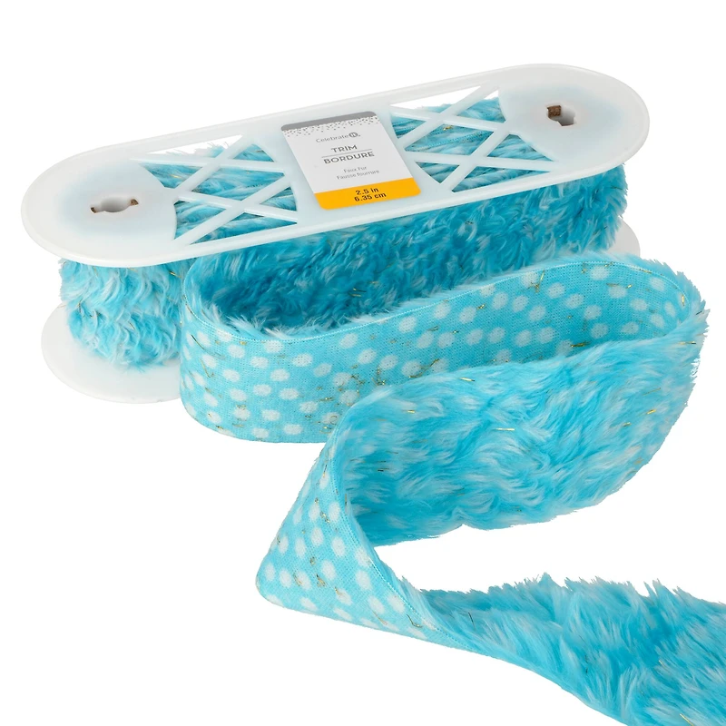 2.5" Faux Fur Trim by Celebrate It