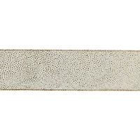 2.5" x 80ft. Cream with Gold Dots Wired Jumbo Ribbon by Celebrate It®
