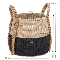 Household Essentials Cattail & Paper Terra Basket