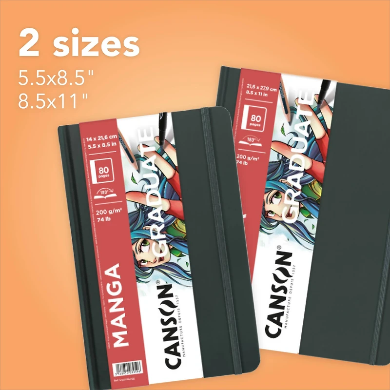 Canson® 5.5" x 8.5" Graduate Manga Book