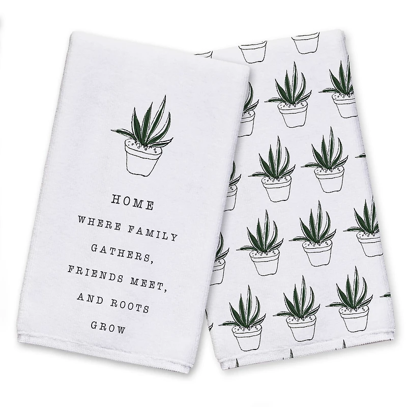 Home Where Roots Grow Hand Towel Set