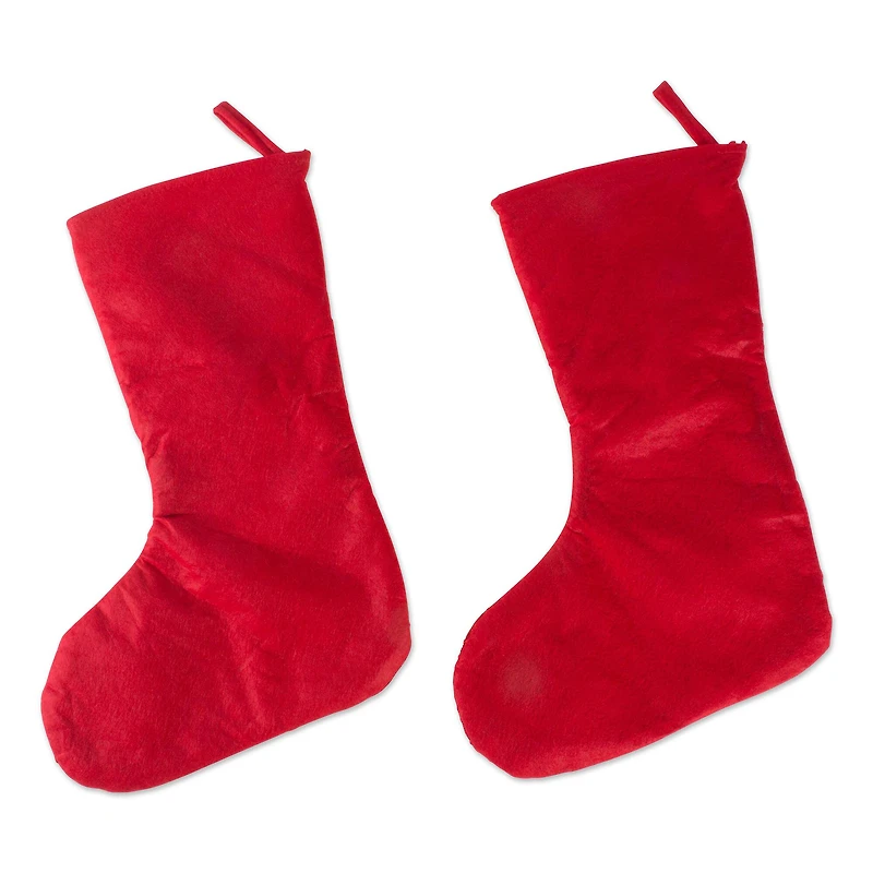 DII® Santa's Holiday Stocking Set