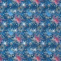 SINGER Firework Bursts Cotton Fabric