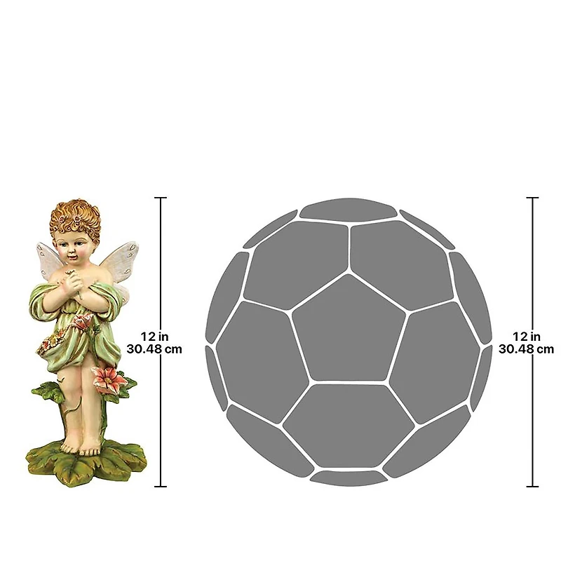 Design Toscano 12" Gertie the English Flower Fairy Statue