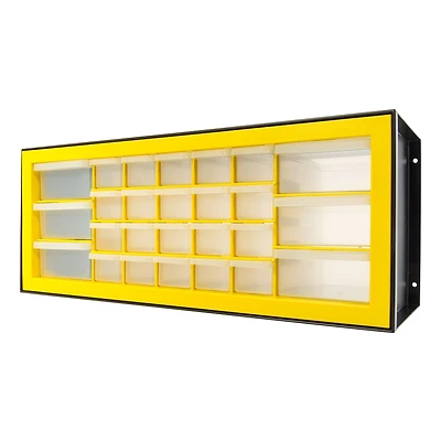 IRIS Black and Yellow 26-Drawer Parts Cabinet