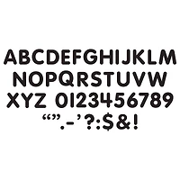 TREND Enterprises® Black 1" STICK-EZE® Stick-On Letters, 324 Pieces Per Pack, 6 Packs total of 1944