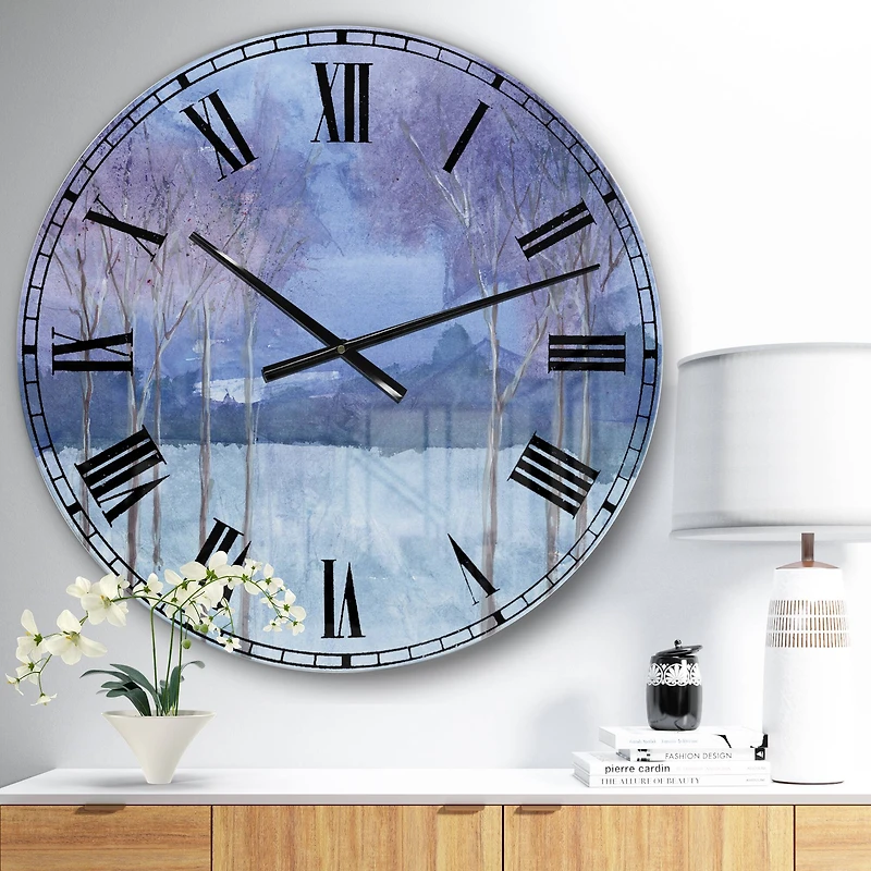 Designart 'Evening Serenade Ii Traditional Wall Clock