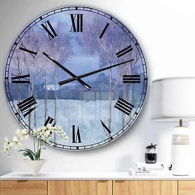 Designart 'Evening Serenade Ii Traditional Wall Clock