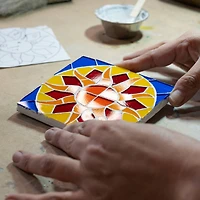 Oceanside Compatible™ Small Transparent Mosaic Stained Glass Squares, 8oz.