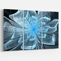 Designart - Light Blue Flower with Large Petals