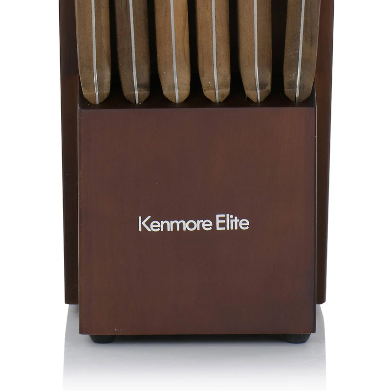 Kenmore® Elite Cooke 14-Piece Dark Brown Stainless Steel Cutlery Set