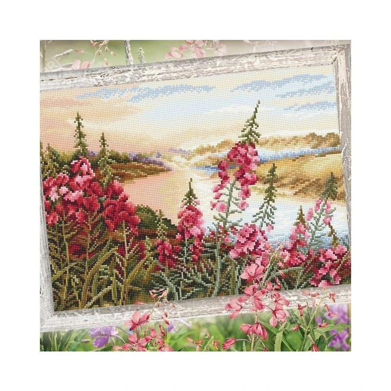 RTO Where The Fireweed Blooms Cross Stitch Kit