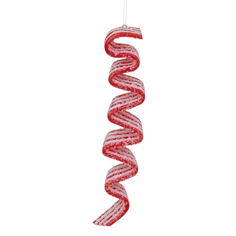 6ct. 6" Red & White Ribbon Candy Christmas Ornaments