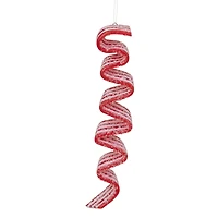 6ct. 6" Red & White Ribbon Candy Christmas Ornaments