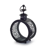 Black Iron Lantern Set