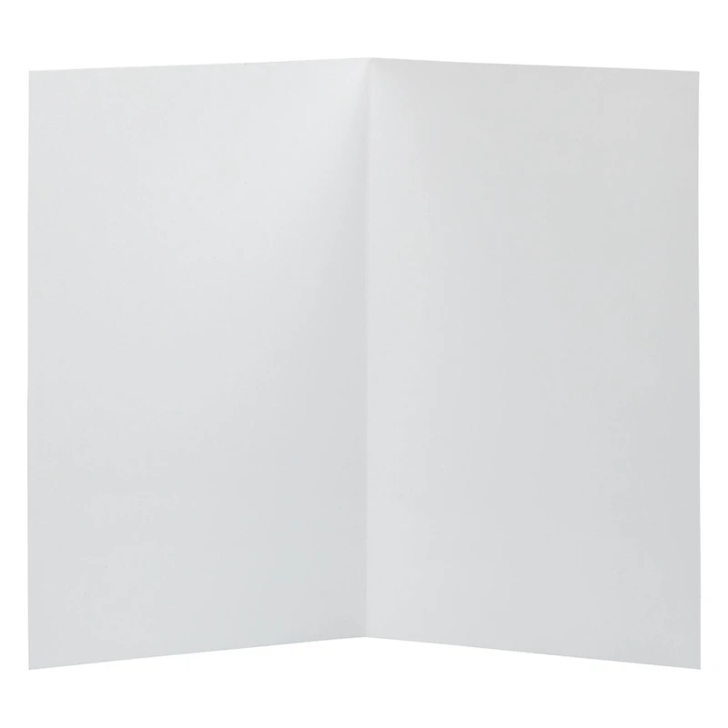 JAM Paper 3.5" x 4.875" Strathmore Bright White Wove Blank Foldover Cards