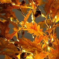 5ft. Pre-Lit Burnt Orange Autumn Maple Artificial Fall Tree with 240 Warm White LED Lights
