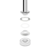 Dritz® White Fashion Grommet Kit with Tools