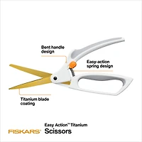 Fiskars® Easy Action™ No.8 Titanium Scissors