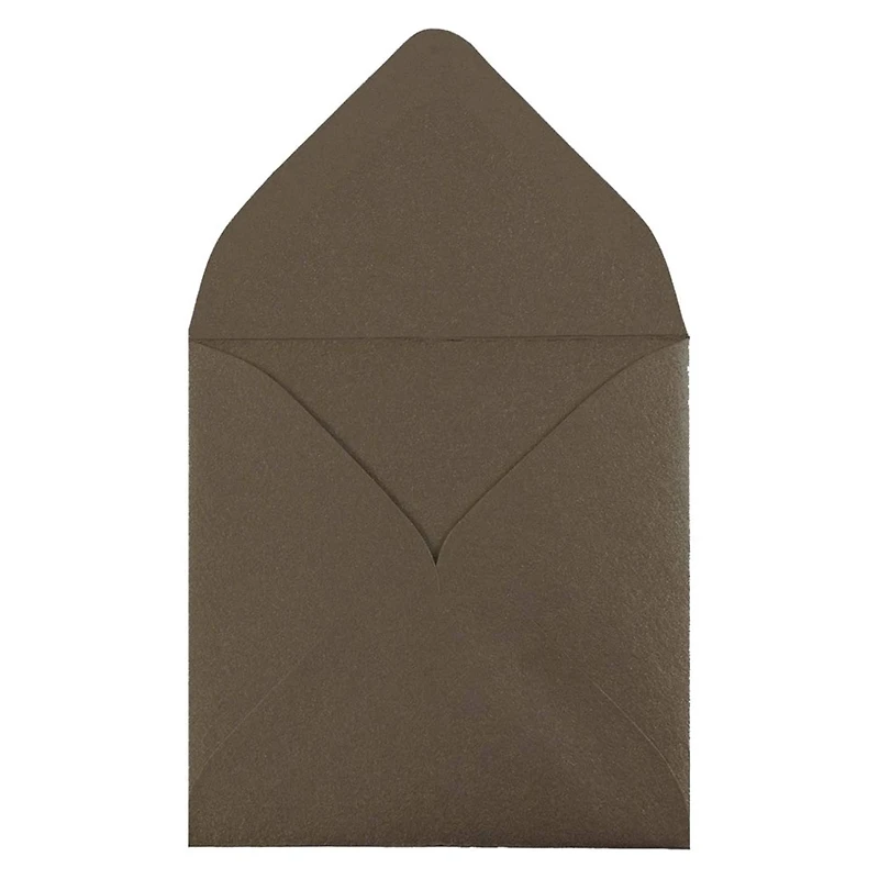 JAM Paper 3.13" x 3.13" Simpson Kraft Square Recycled Invitation Envelopes, 25ct.