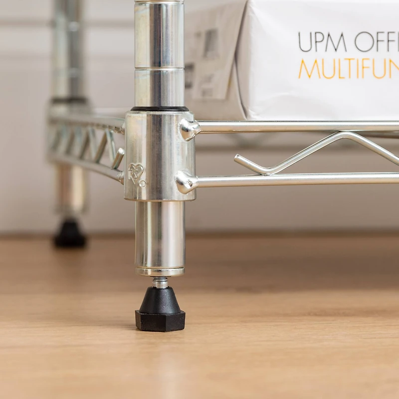 Iris® 30" Silver 3-Tier Wire Rack Shelf