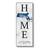 Blessed Massachusetts Home Wall Plaque