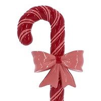 8" Candy Cane with Pink Bow Tabletop Décor by Ashland®