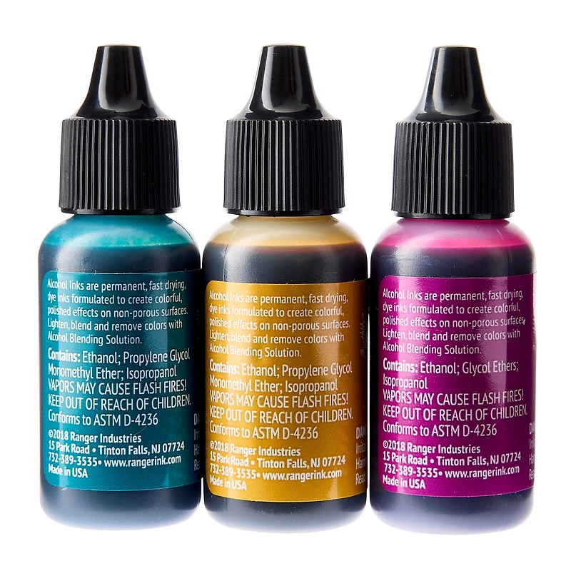 6 Packs: 3 ct. (18 total) Tim Holtz® Alcohol Ink Set
