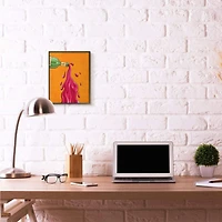 Stupell Industries Wine Splash Wall Art in Black Frame