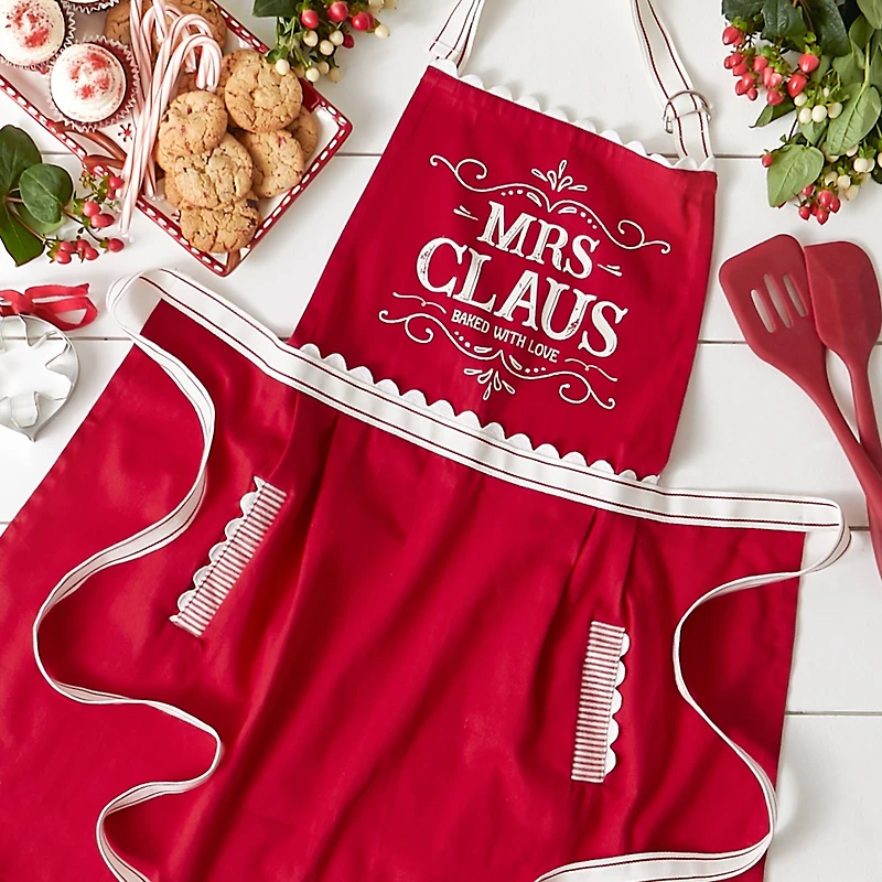 DII® Mrs. Claus Skirt Apron
