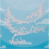 Diamond Dotz® at Home Beginner Silver Dove Diamond Painting Kit