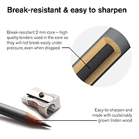 6 Packs: 12 ct. (72 total) Winsor & Newton™ Studio Collection™ Graphite Pencil Tin Set