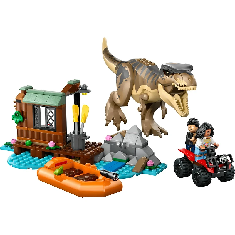 LEGO® Jurassic World T. rex River Escape Dinosaur Figure Building Set 76975