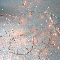 120ct. Pink LED String Lights Garland by Ashland®