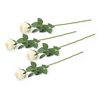 DII® Cream Flower Closed Rose Set, 4ct.