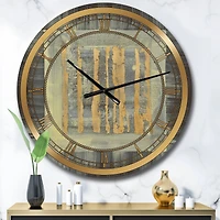 Designart 'Galm Abstract Ii Glam Wall Clock