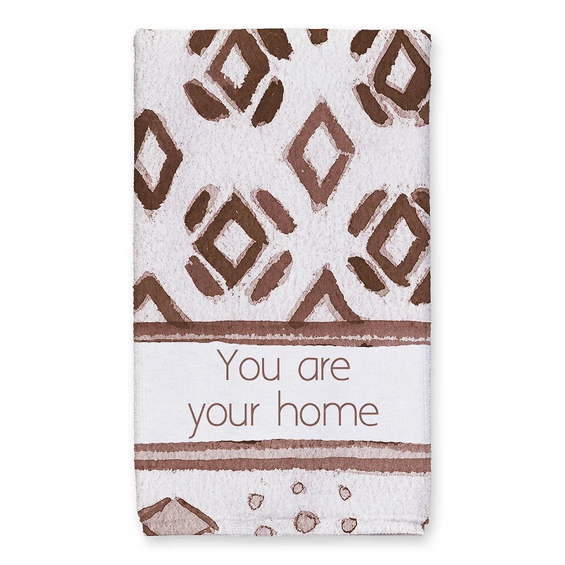 Deep Red You Are Home Tea Towel Set