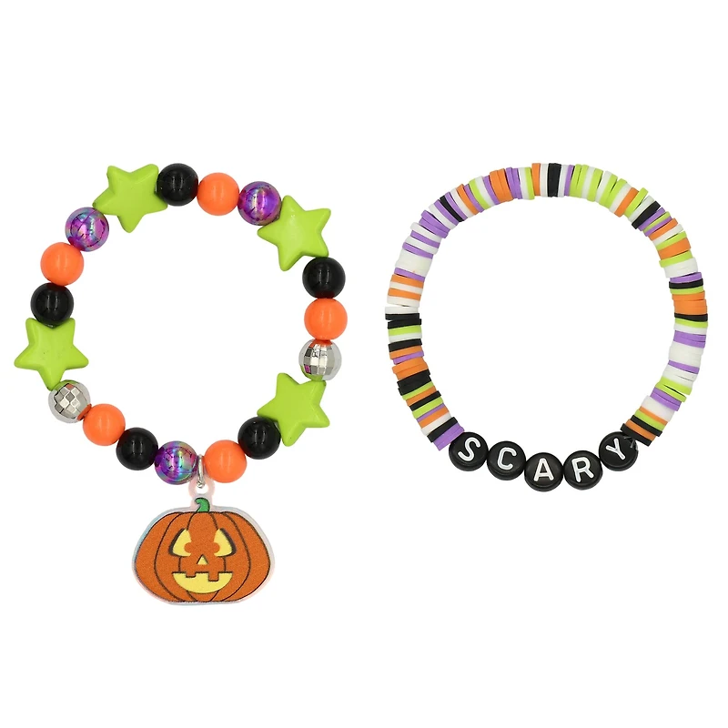 Scary Jack-O'-Lantern Bracelets by Creatology™
