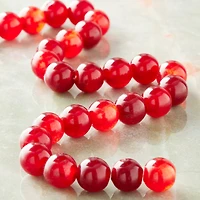 Red Quartz Round Beads, 10mm by Bead Landing™