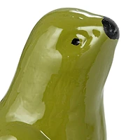 Hello Honey® 8" Green Bird Reclaimed Glass Tabletop Décor