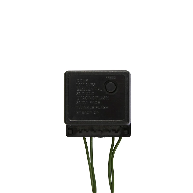 7ft. Pre-Lit Green Artificial Christmas Tree, Clear LED Lights