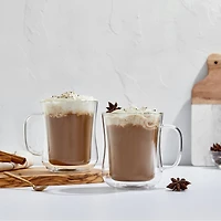 JoyJolt® 13.5oz. Diner Double Wall Insulated Glasses, 2ct.