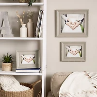 DII® Antique Stone Distressed Farmhouse 4" x 6" Picture Frame