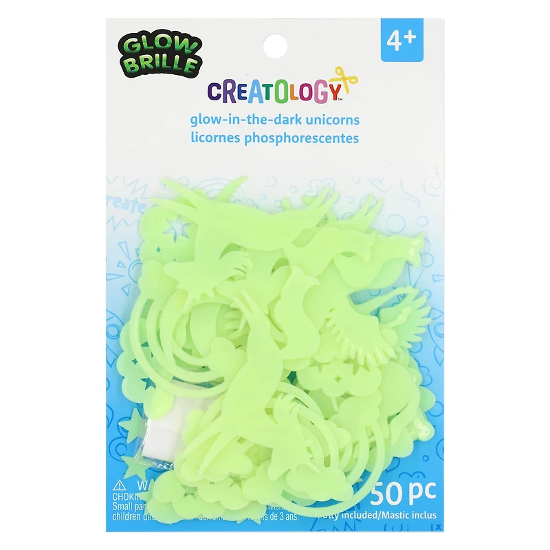 Unicorn Glow-in-the-Dark Stickers by Creatology™