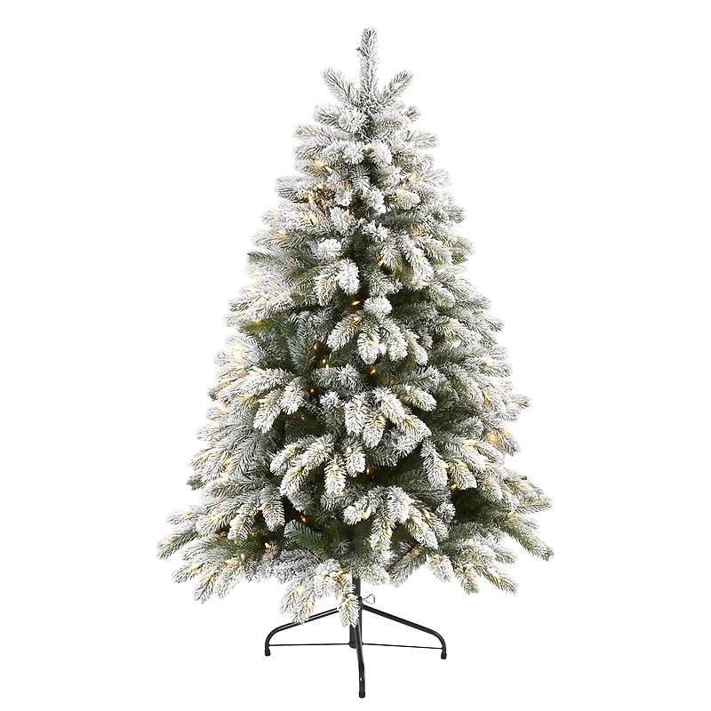 5ft. Pre-Lit South Carolina Spruce Artificial Christmas Tree, Clear LED Lights
