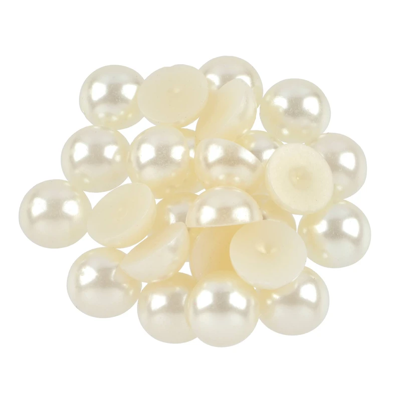 Plastic Flatback Pearls by Bead Landing