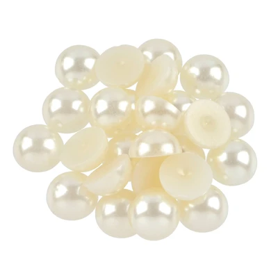 Plastic Flatback Pearls by Bead Landing