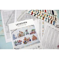 Letistitch Christmas Ornaments Counted Cross Stitch Kit