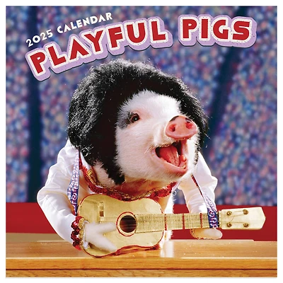 TF Publishing 2025 Playful Pigs Mini Calendar